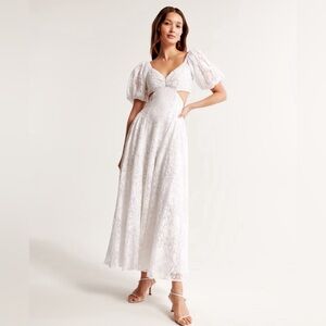 Abercombie White Lace Dress